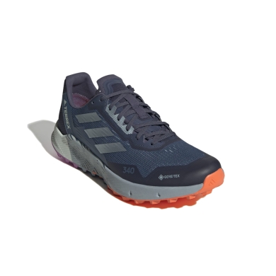 adidas Buty biegowe Trail Terrex Agravic Flow 2 GTX (wodoodporne, oddychające) stalowoniebieskie męskie